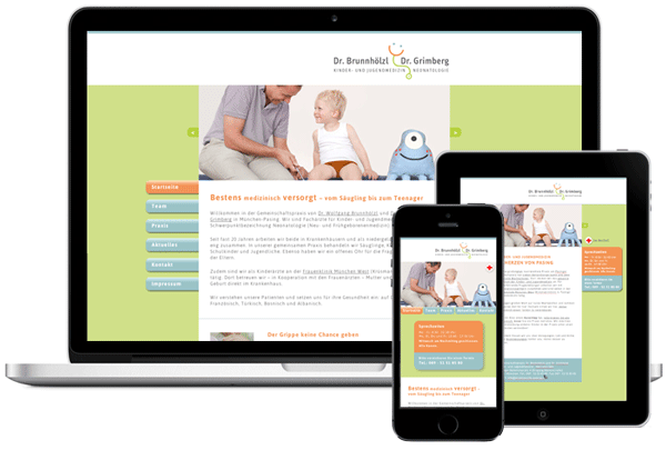 Webdesign für Ärzte München